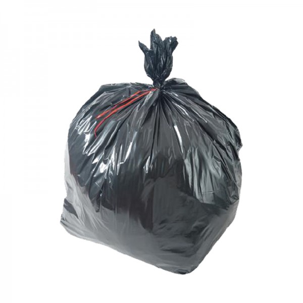 Sac poubelle 65 µ basse densité - noir - 150 L - Carton de 5 x 20 sacs