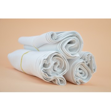 Chiffon coton blanc non pelucheux - qualité optique - Sol-Eco