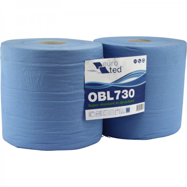 Essuyeur en papier WypAll® L20 Nettoyage des surfaces 7356 - Bobine bleue  extra large - 1 Maxi bobine x 1 000 bobines bleues, essuyeurs en papier à 2  épaisseurs