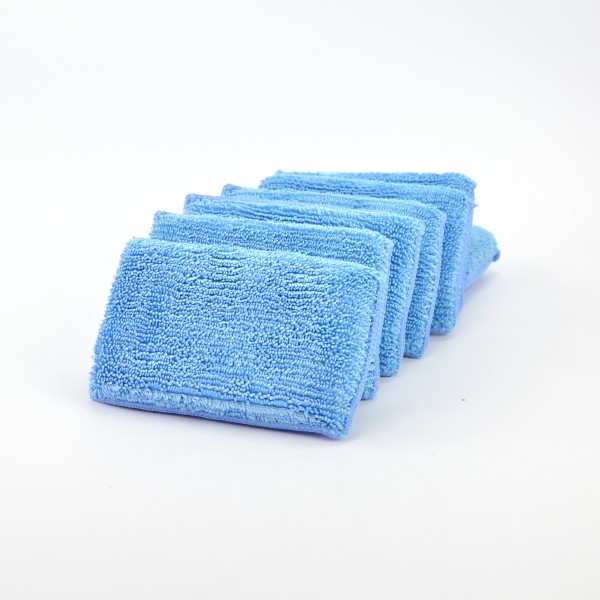 Lot de 4 tampons de nettoyage lavables en microfibre pour sacs vapeur HBa39