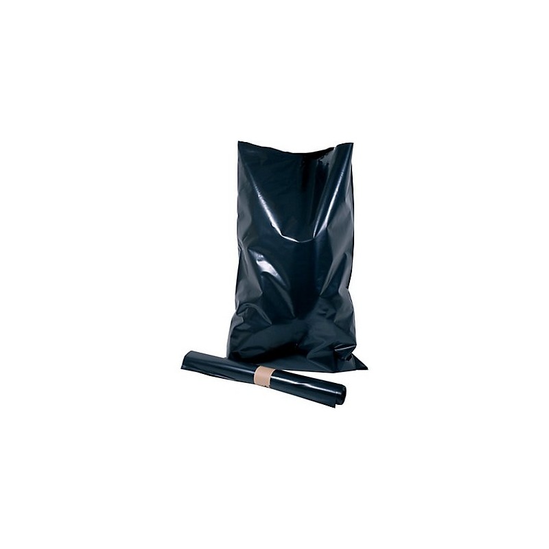 Sac poubelle noir pebd 75 x 118 cm- 200 l - par 10 rouleaux 20 pièces -  RETIF